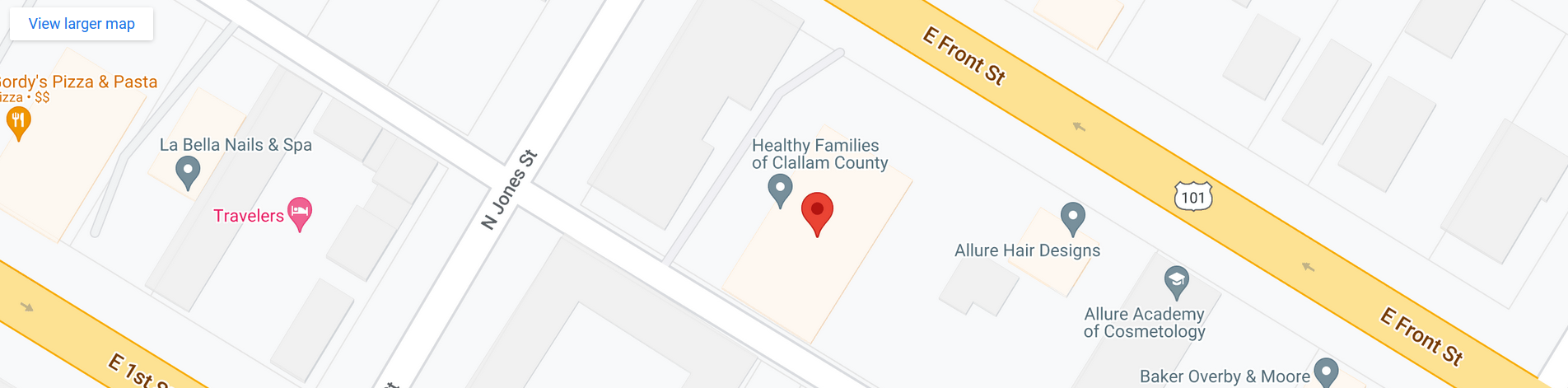 Link to Healthy Families of Clallam County's location on Google Maps